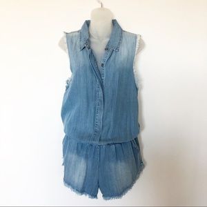 Vintage Havana Denim Romper